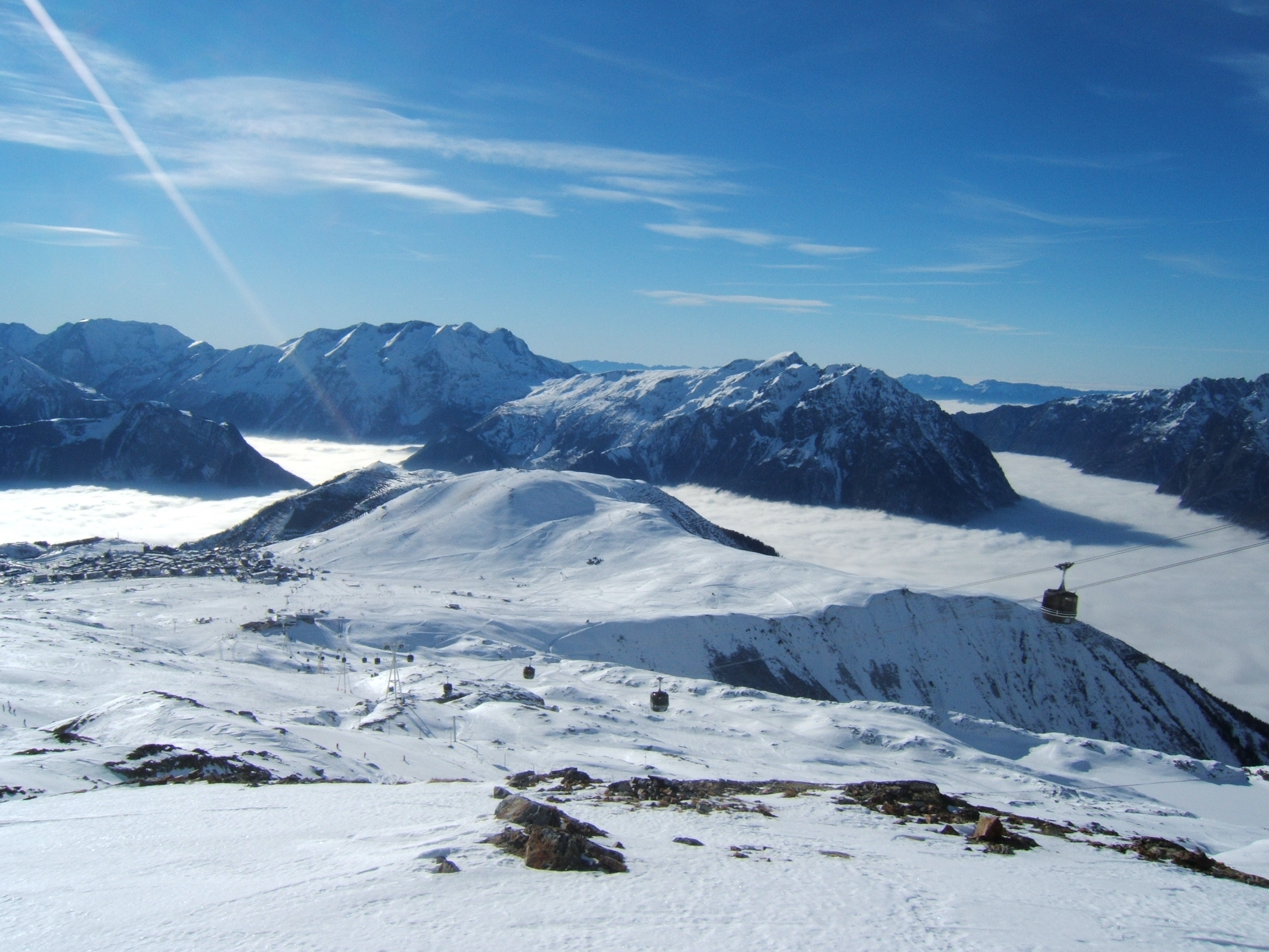 Sur les pistes à 2700