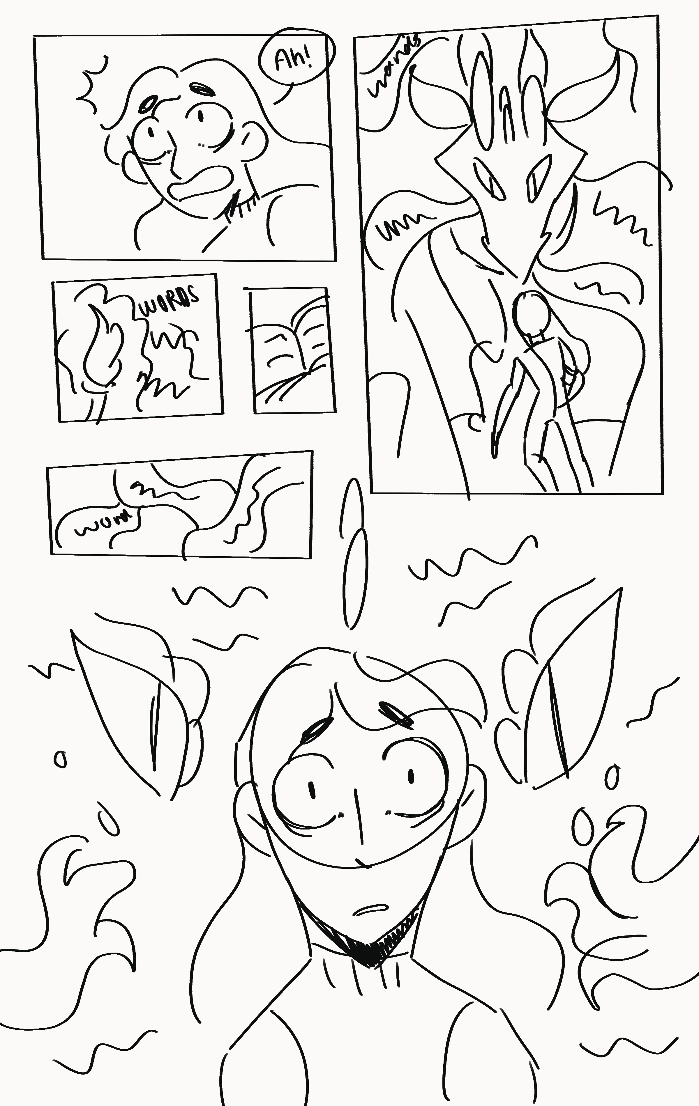 A "sword of words" motion panel.