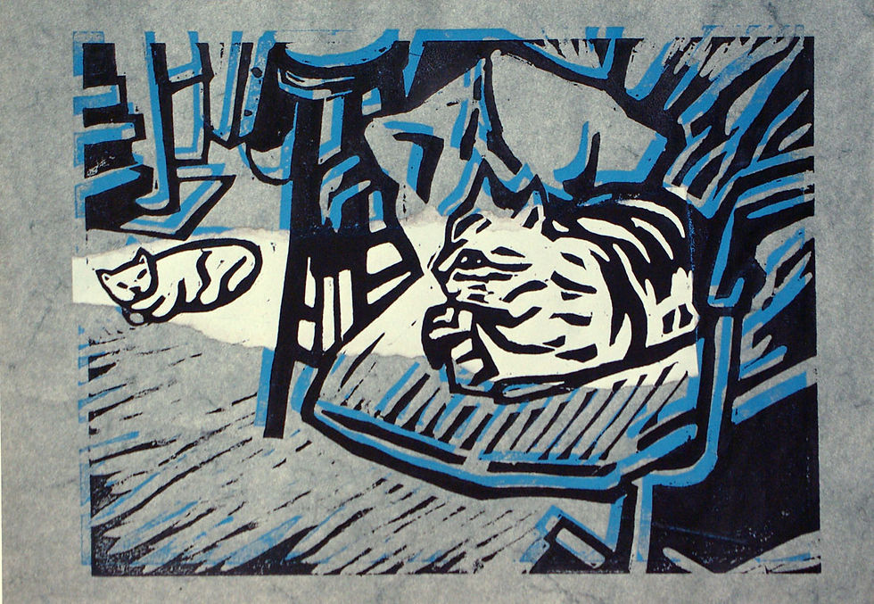 Gravure sur bois 30x21