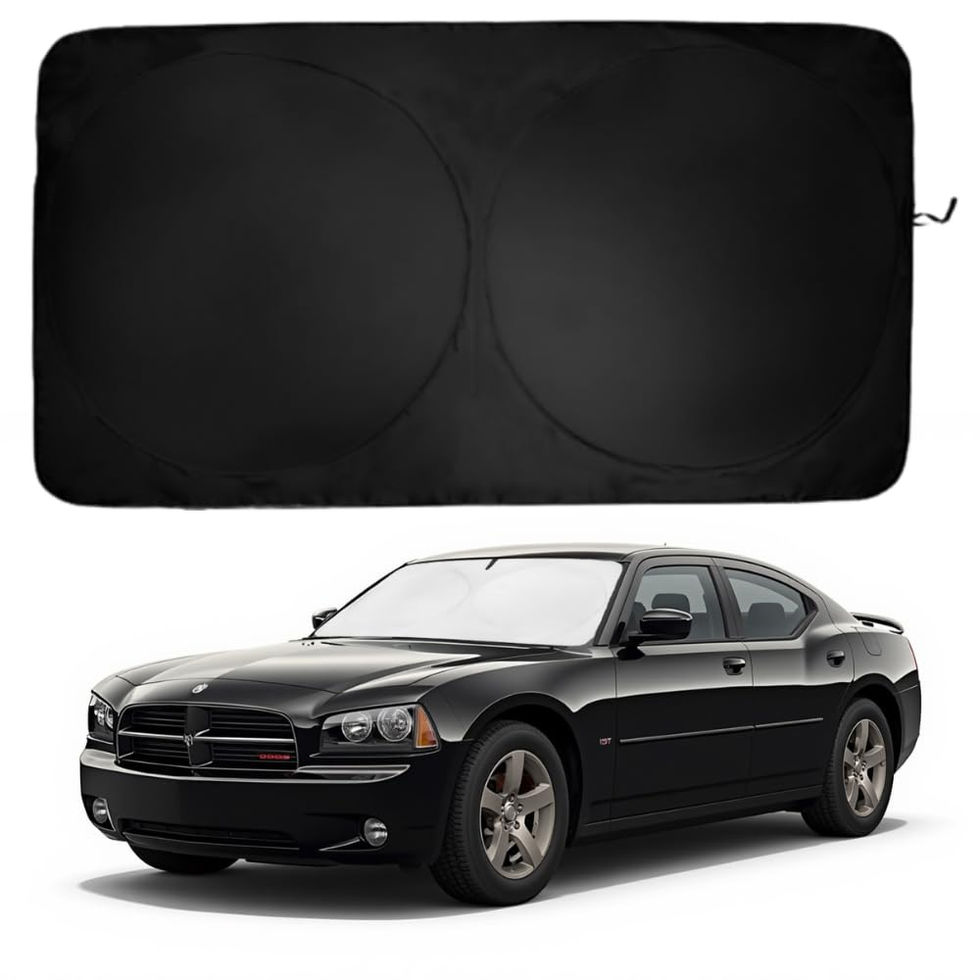 Custom Fit Windshield Sun Shade Compatible with Dodge
