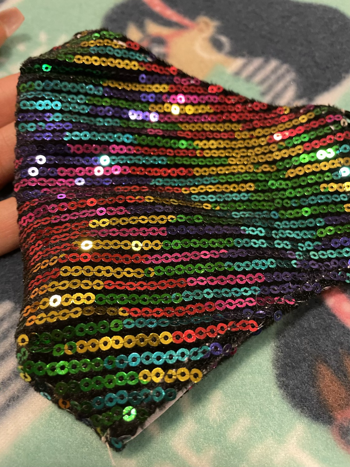 Multicolored sequence mask