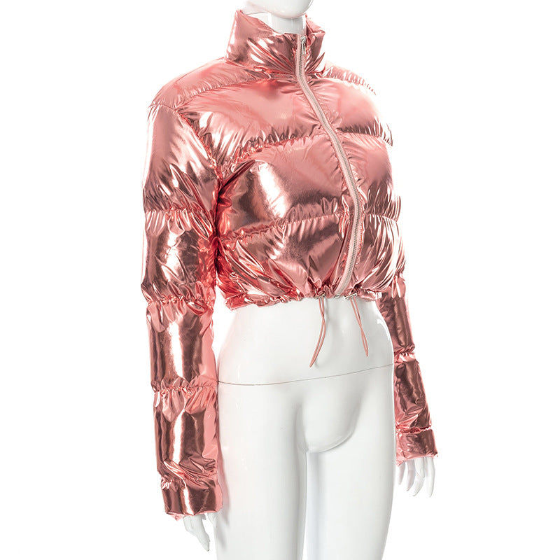 Thumbnail: Just Metallic Puffer Jacket