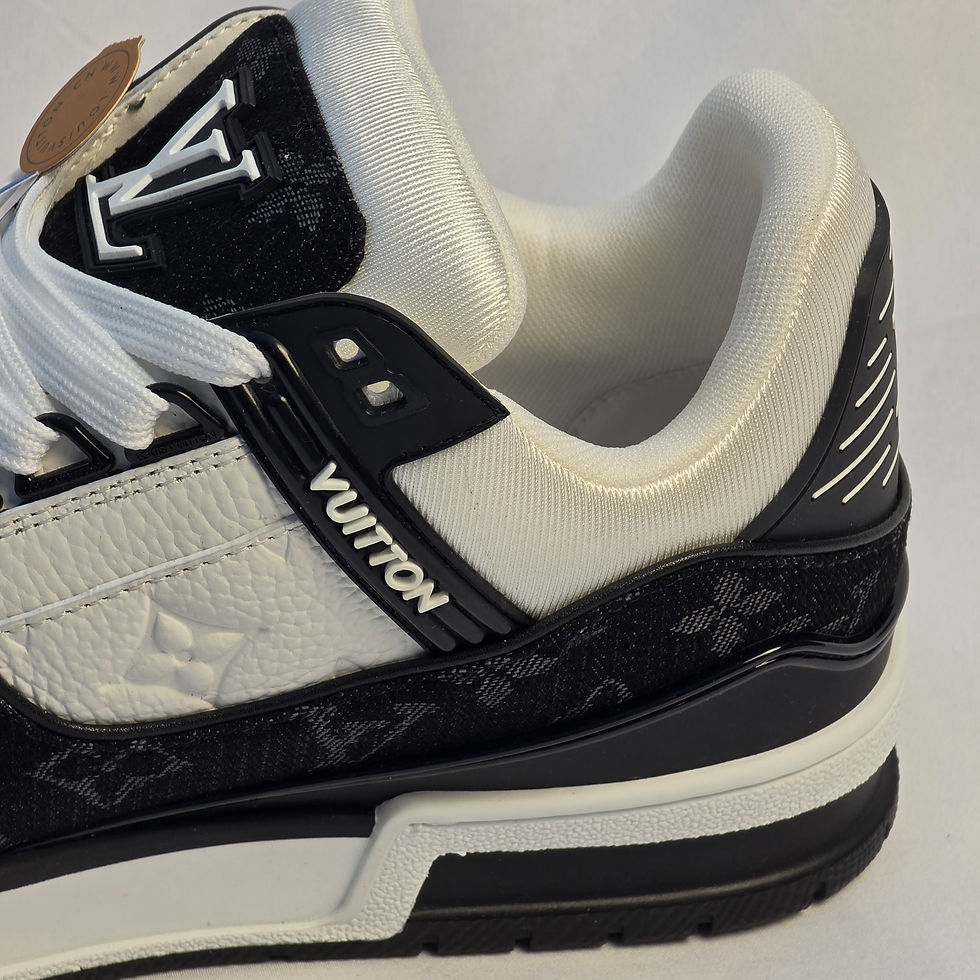 Thumbnail: LV Black & White Trainers