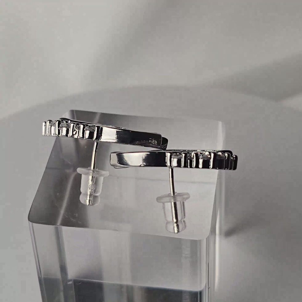 Thumbnail: CC Big Corner Diamonds Earrings