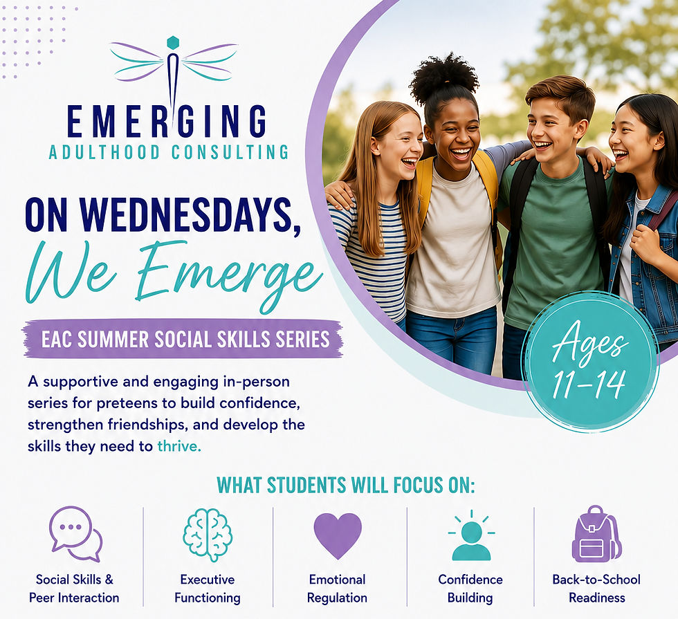 On Wednesdays, We Emerge: EAC Summer Social Skills Series