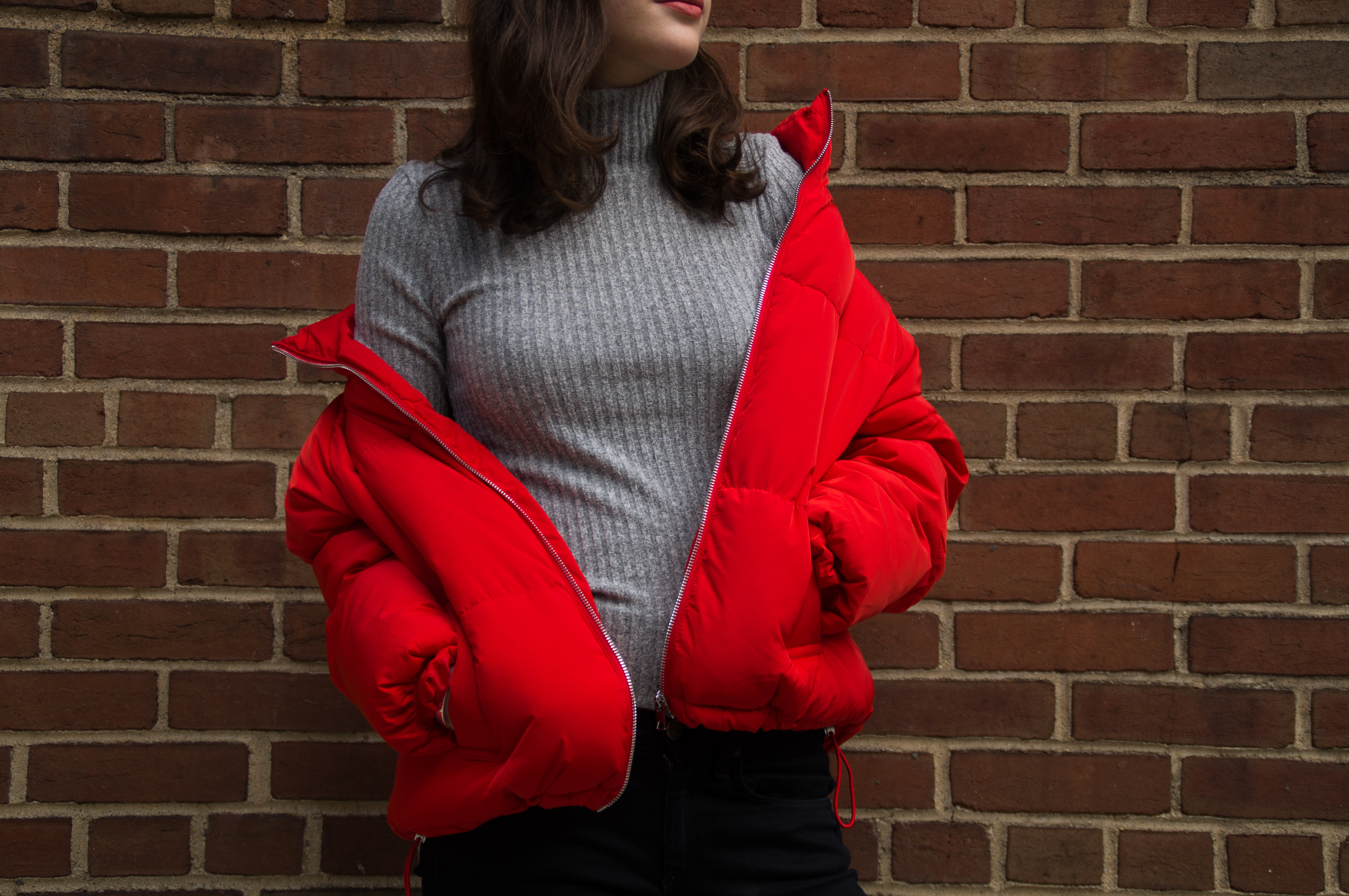moncler cercis cropped velvet puffer coat