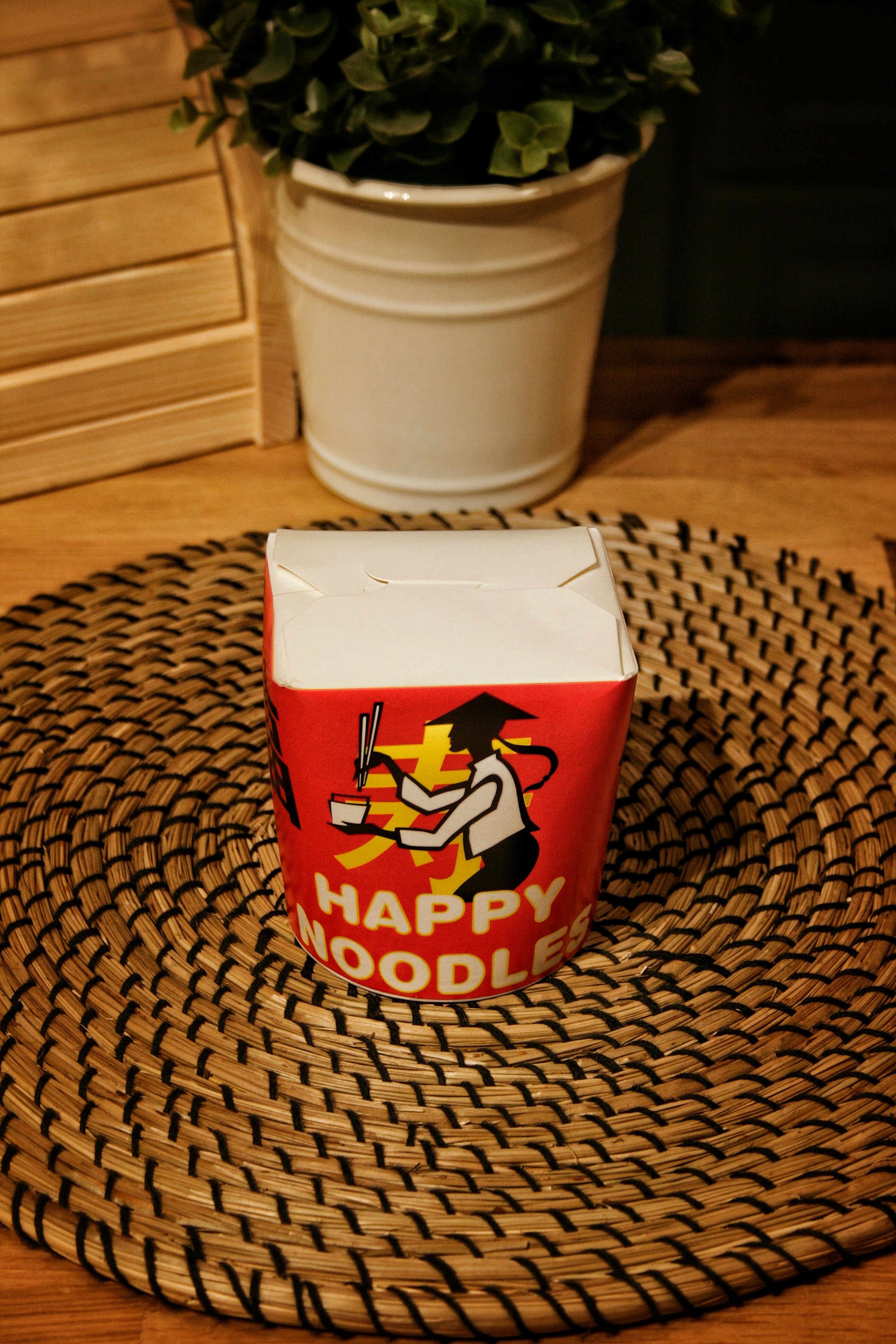 500 CC Özel Baskılı Makarna / Salata Kutusu