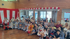 9月16日 敬老のお祝い・・唄 三味線 踊り 楽しいひと時でした~