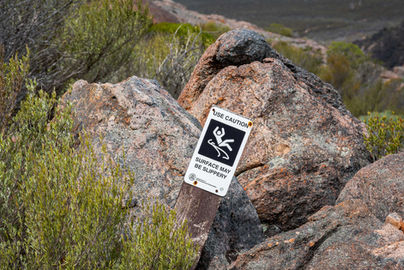 Signage on Peak Charles