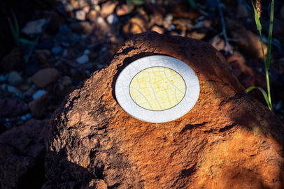 Trail marker for the Escarpment Base Trail