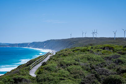 Views of the Albany Wind Farm