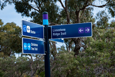 Signs at Star Swamp Reserve