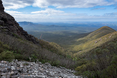 View from Toolbrunup Peak Scree Field