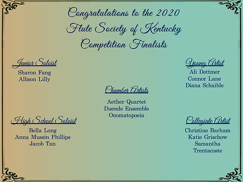 2020 competition finalists