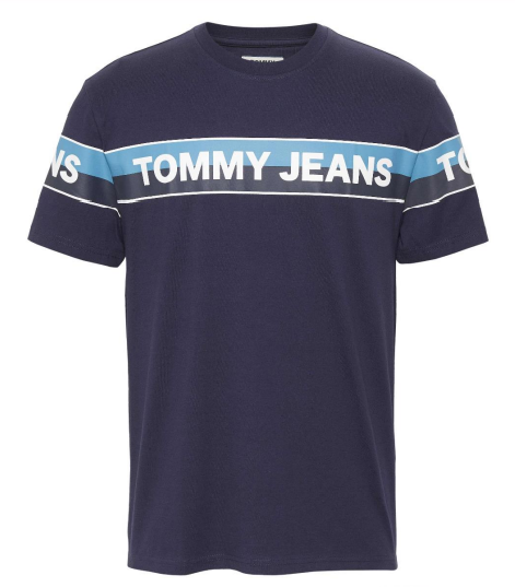 T-SHIRT TJM DOUBLE STRIPE LOGO TEE