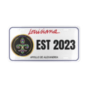Krewe Vanity Plate 