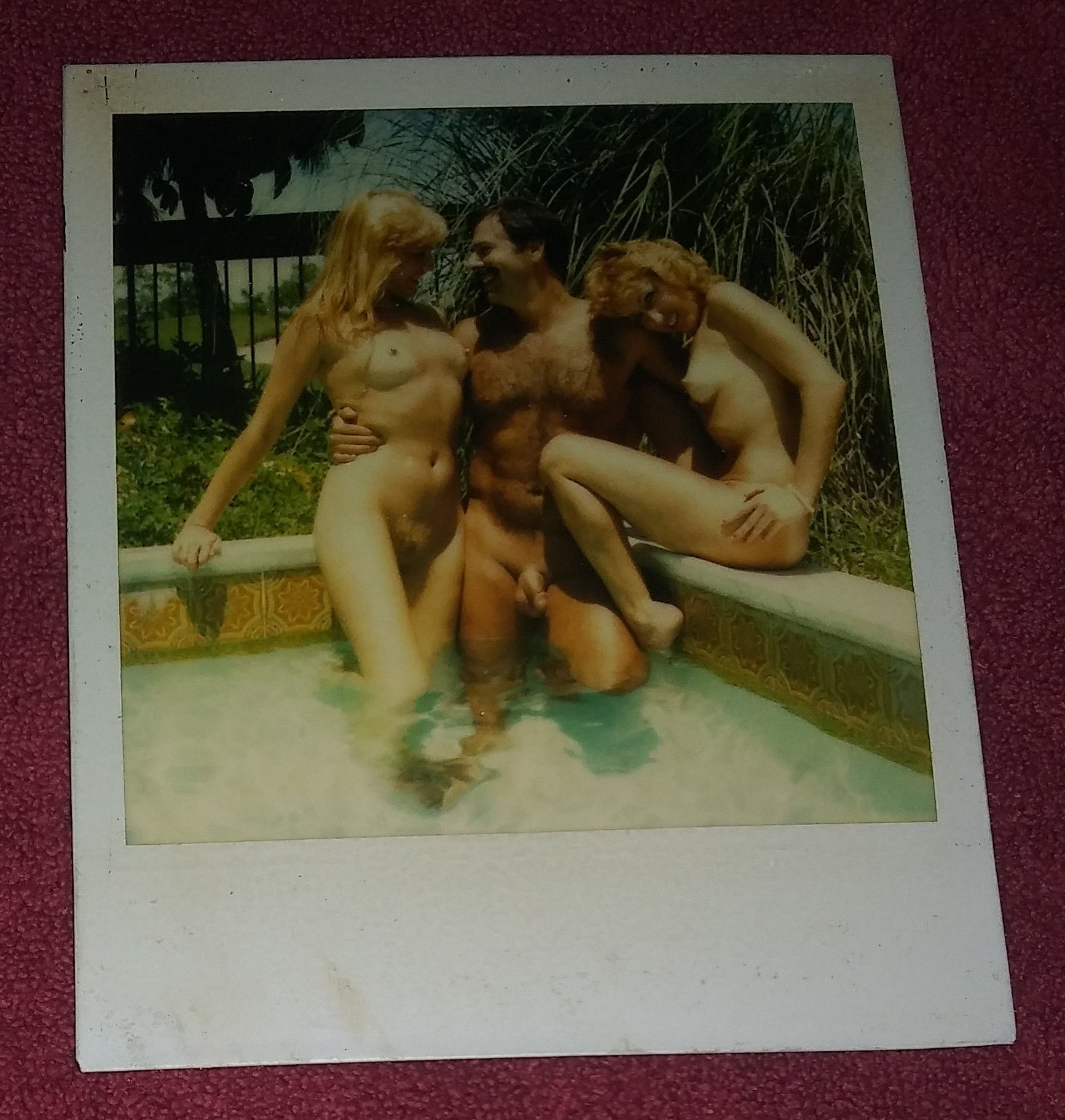 Vintage 1970's Amateur Polaroid Photo