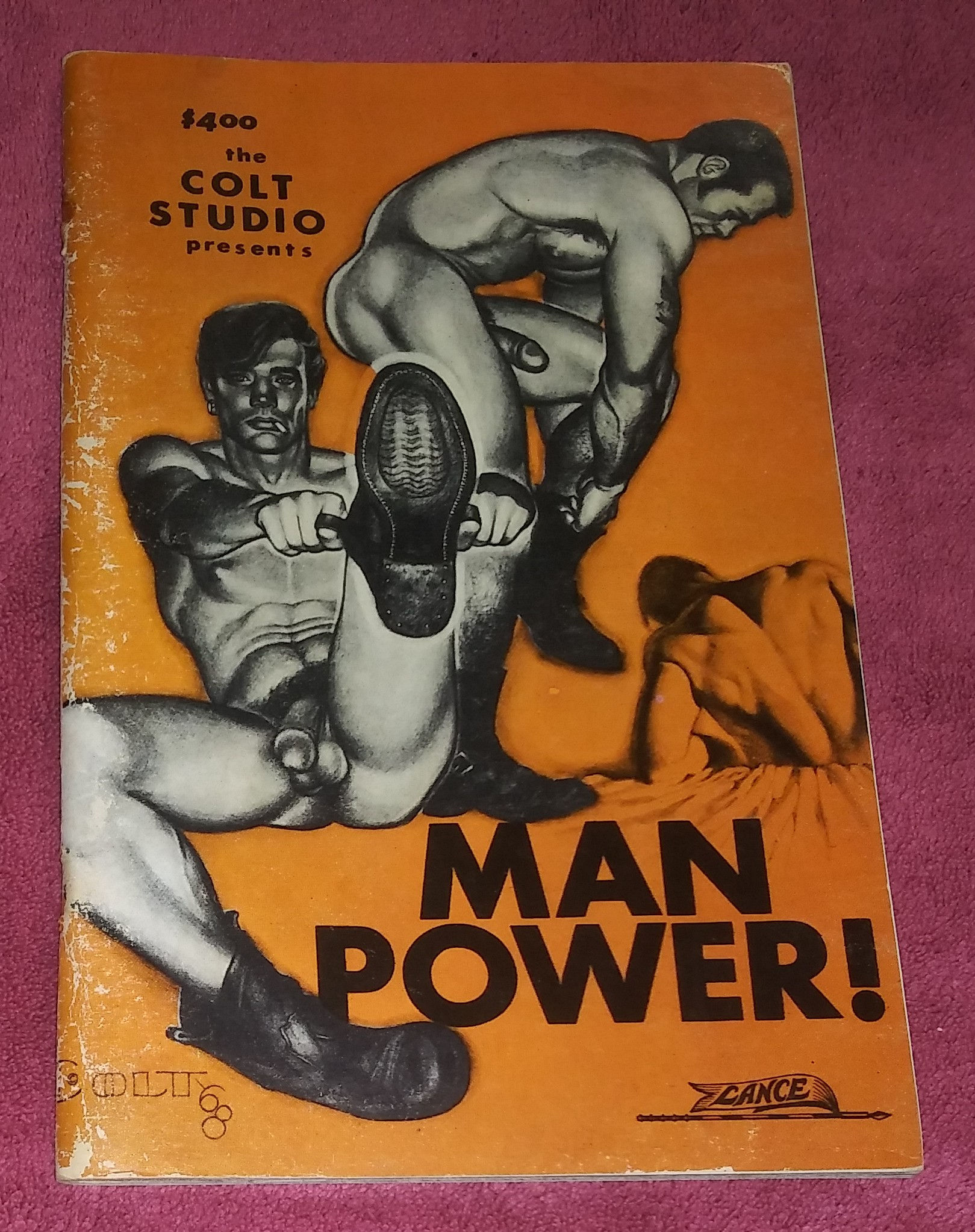 VINTAGE 1969 THE COLT STUDIO PRESENTS MAN POWER ( RARE )