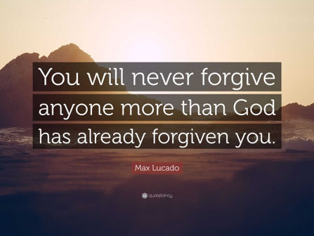 STEP 10 - Forgiveness Should Be Given.