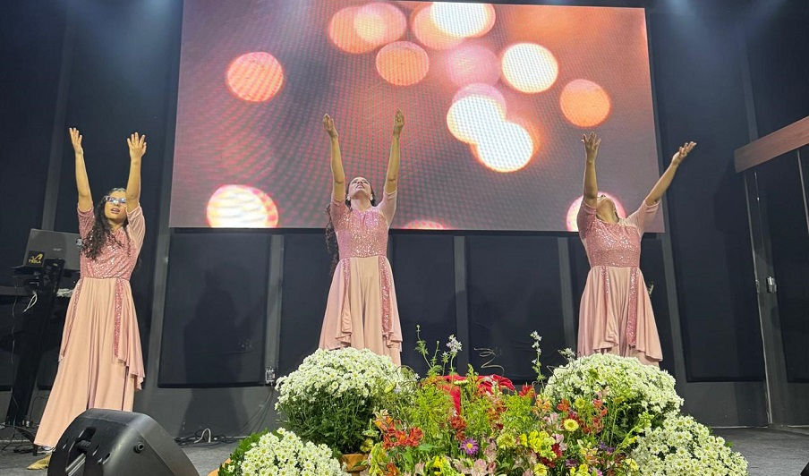 Evento tem adoração a Deus também em forma de dança - Foto: IBG Mídia/Arquivo