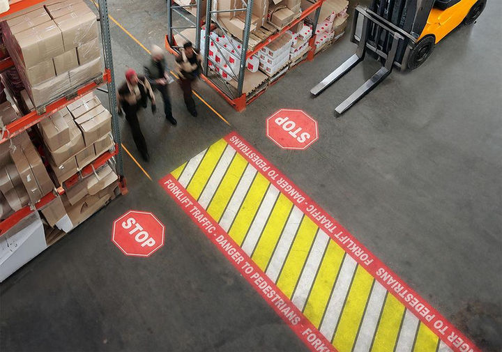 GOBO PROJECTED SAFETY SIGNS