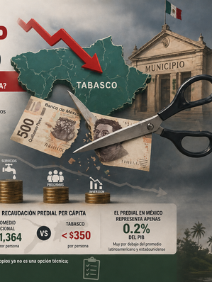 Recorte de casi 300 MDP en Tabasco: ¿seguimos sin modernizar o enfrentamos el problema?