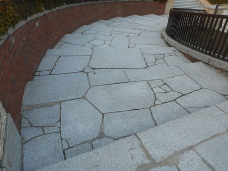 園路のコーティング施工例