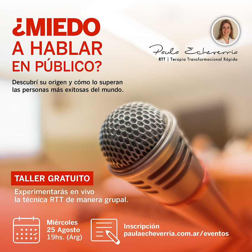 Superá el miedo a hablar en público