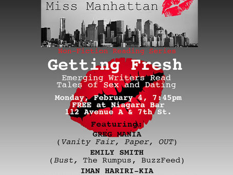 Reading at Miss Manhattan Non-fiction Series