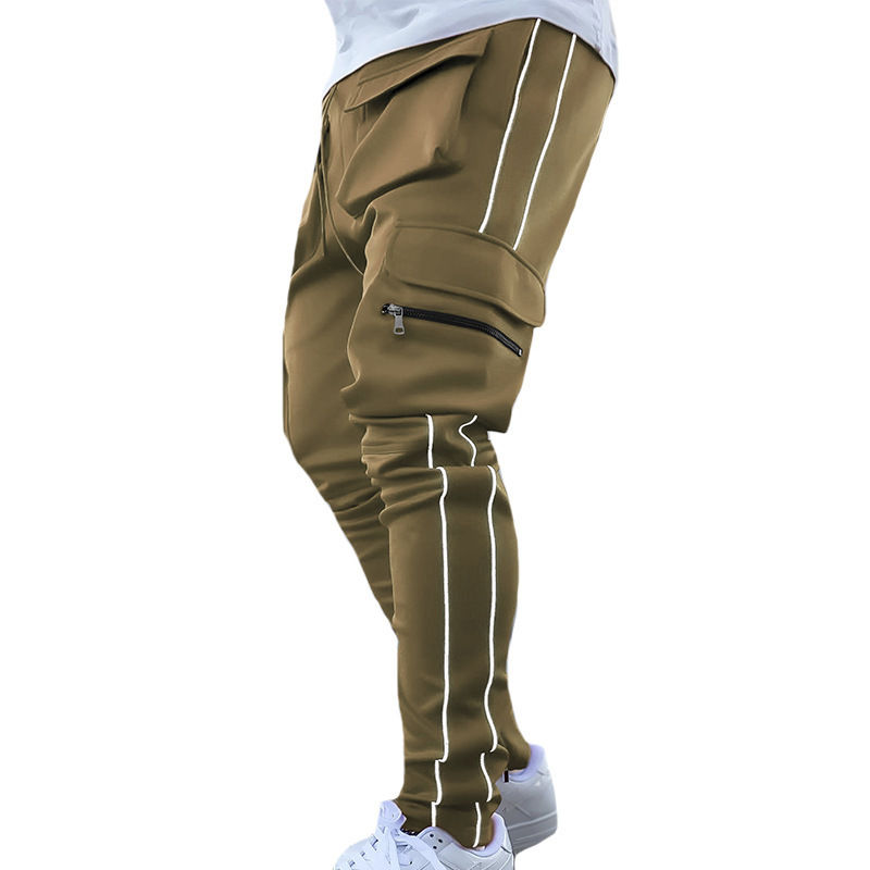 Thumbnail: Multi-Pockets Loose Mens Trouser