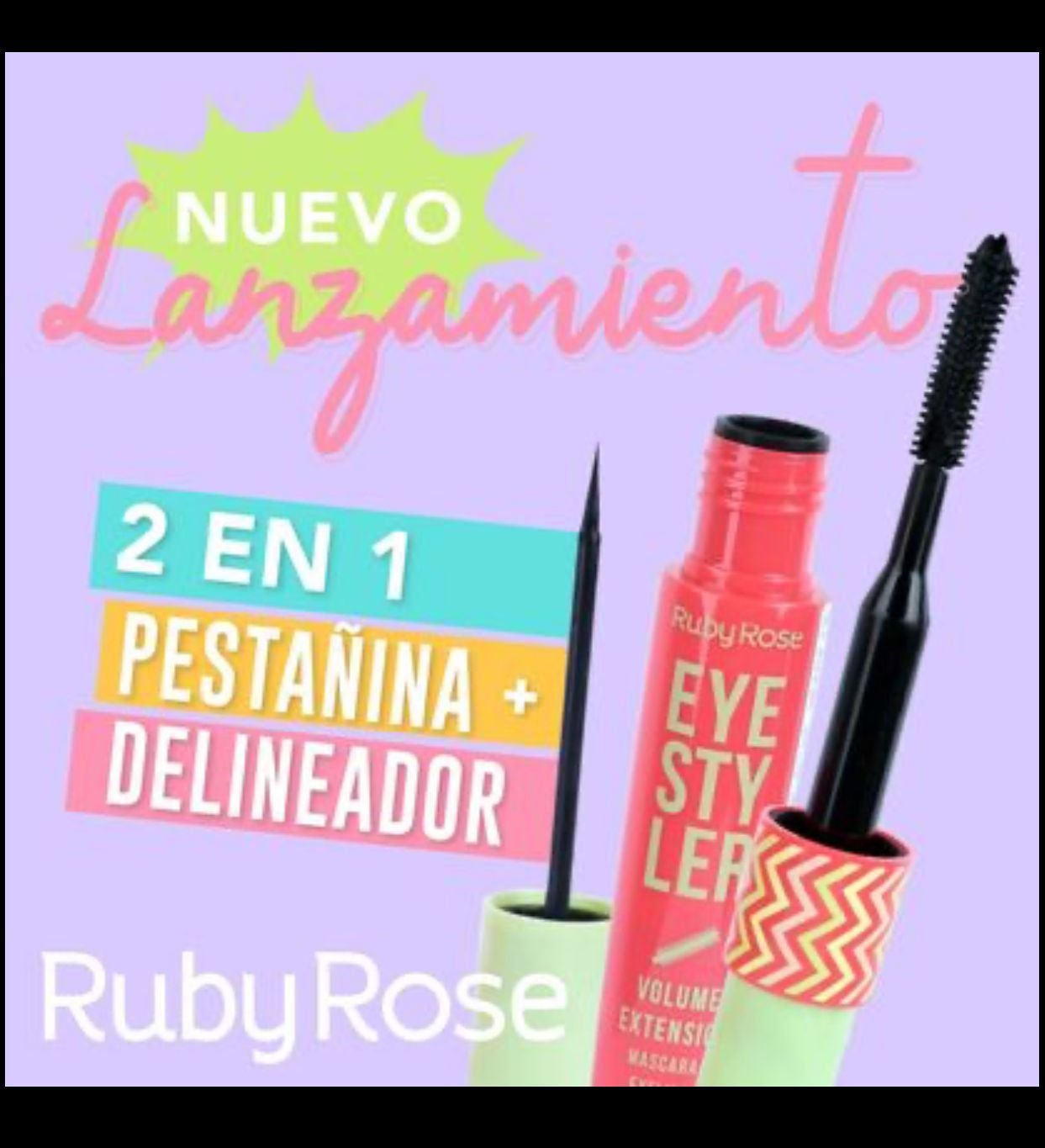 Pestañina +Delineador - Ruby Rose