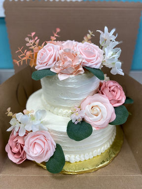 Rustic Wedding Cake (Gold and Blush).JPEG