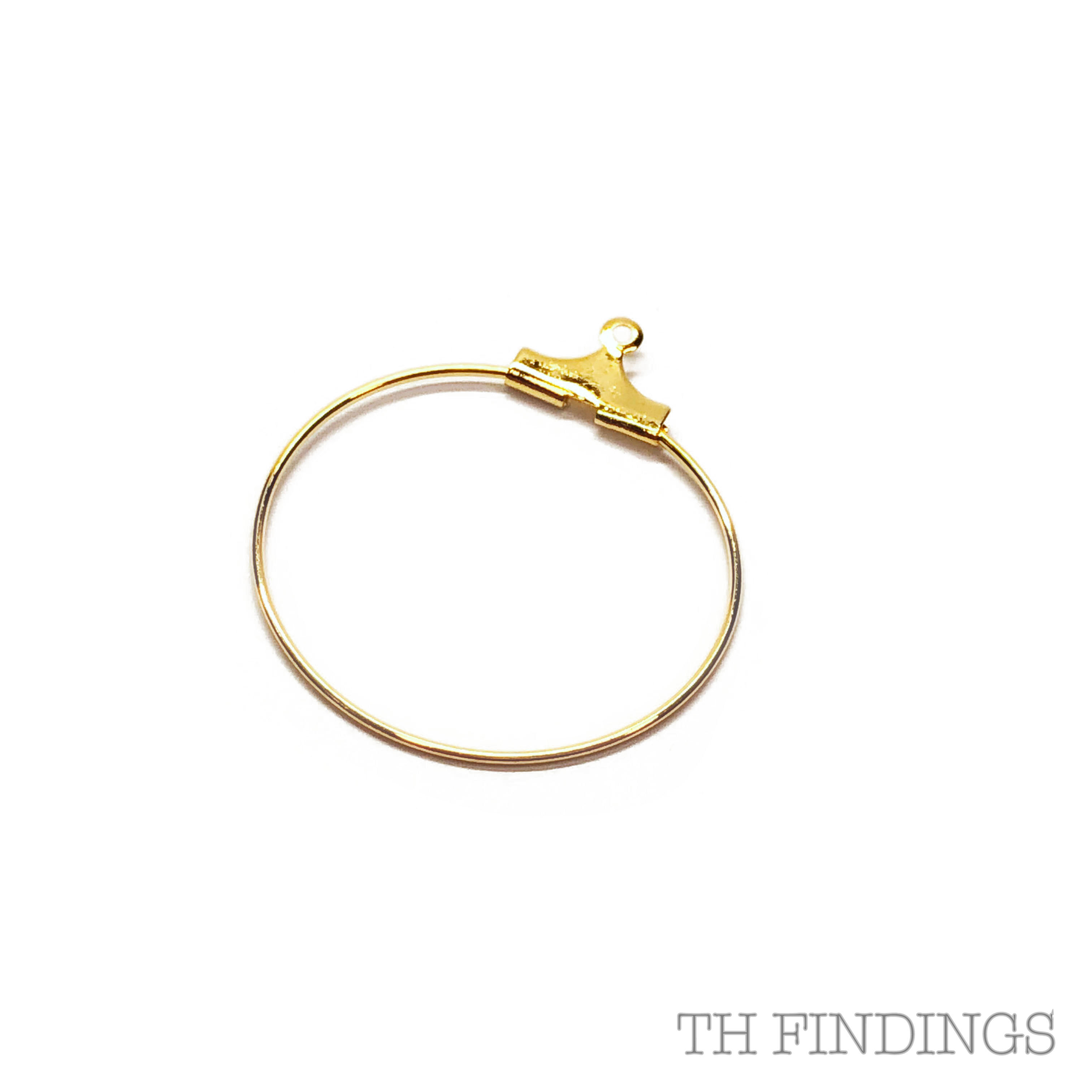 25mm Bead Hoop in Plated Finishes