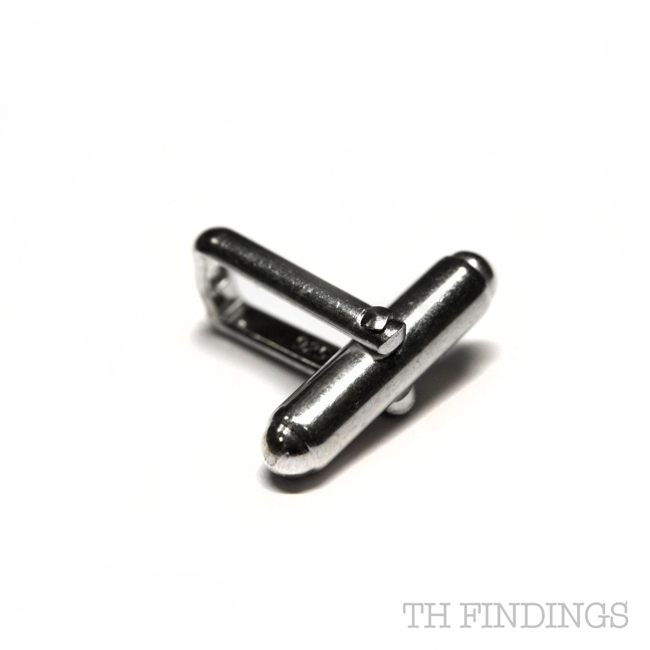 Sterling Silver 925 Torpedo Fusion Cufflink