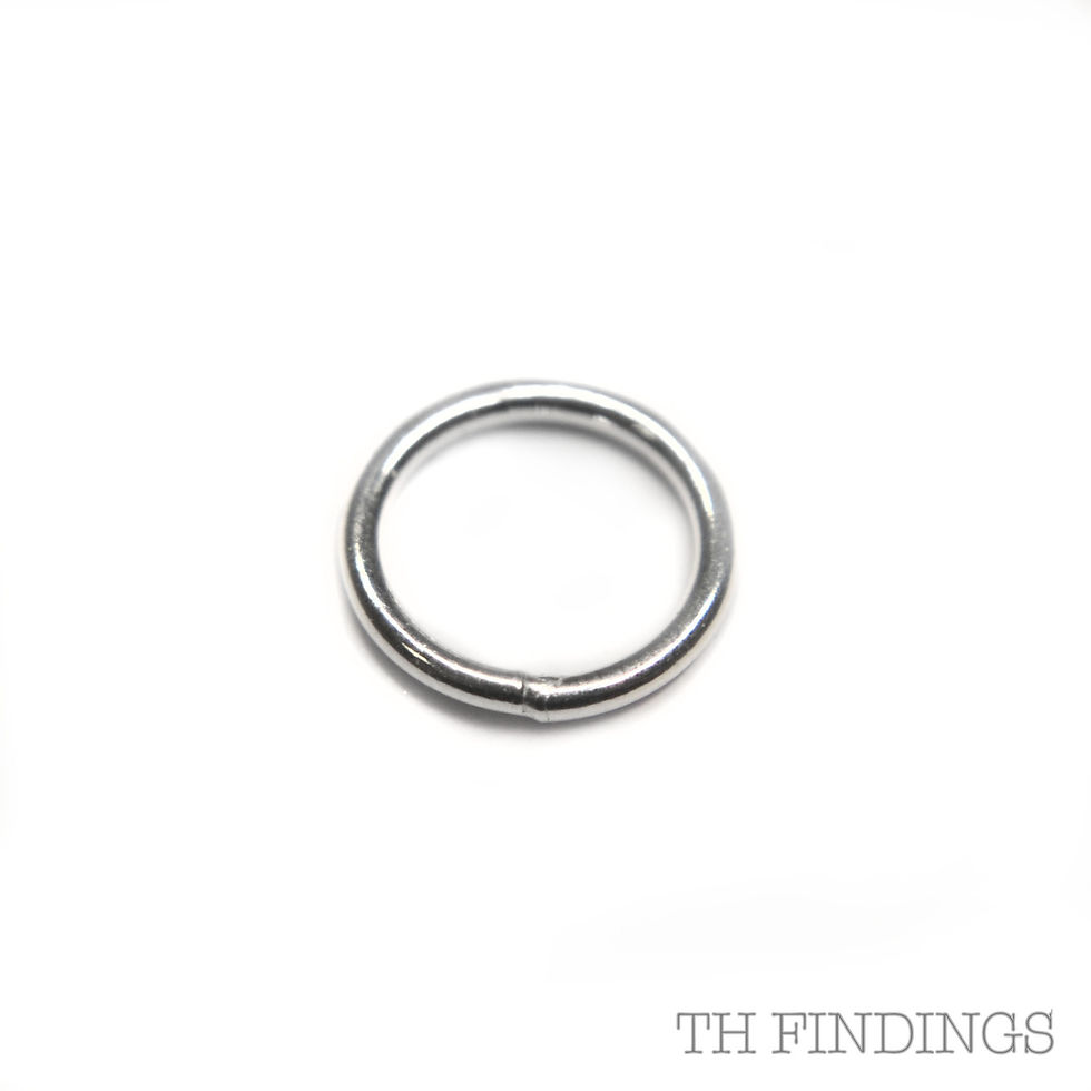 7mm Sterling Silver Soldered Jump Ring
