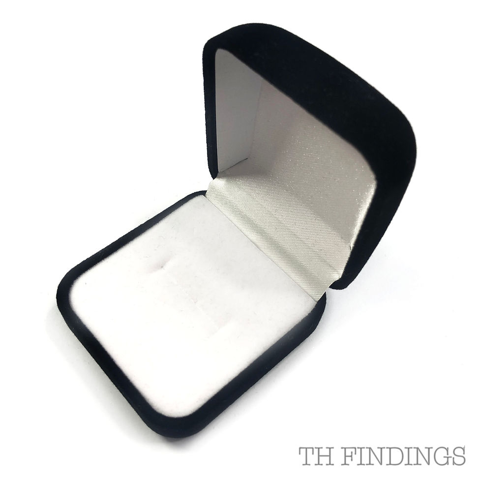 Thumbnail: Black Velvet Gift Boxes Pack of 10 Various Sizes Available