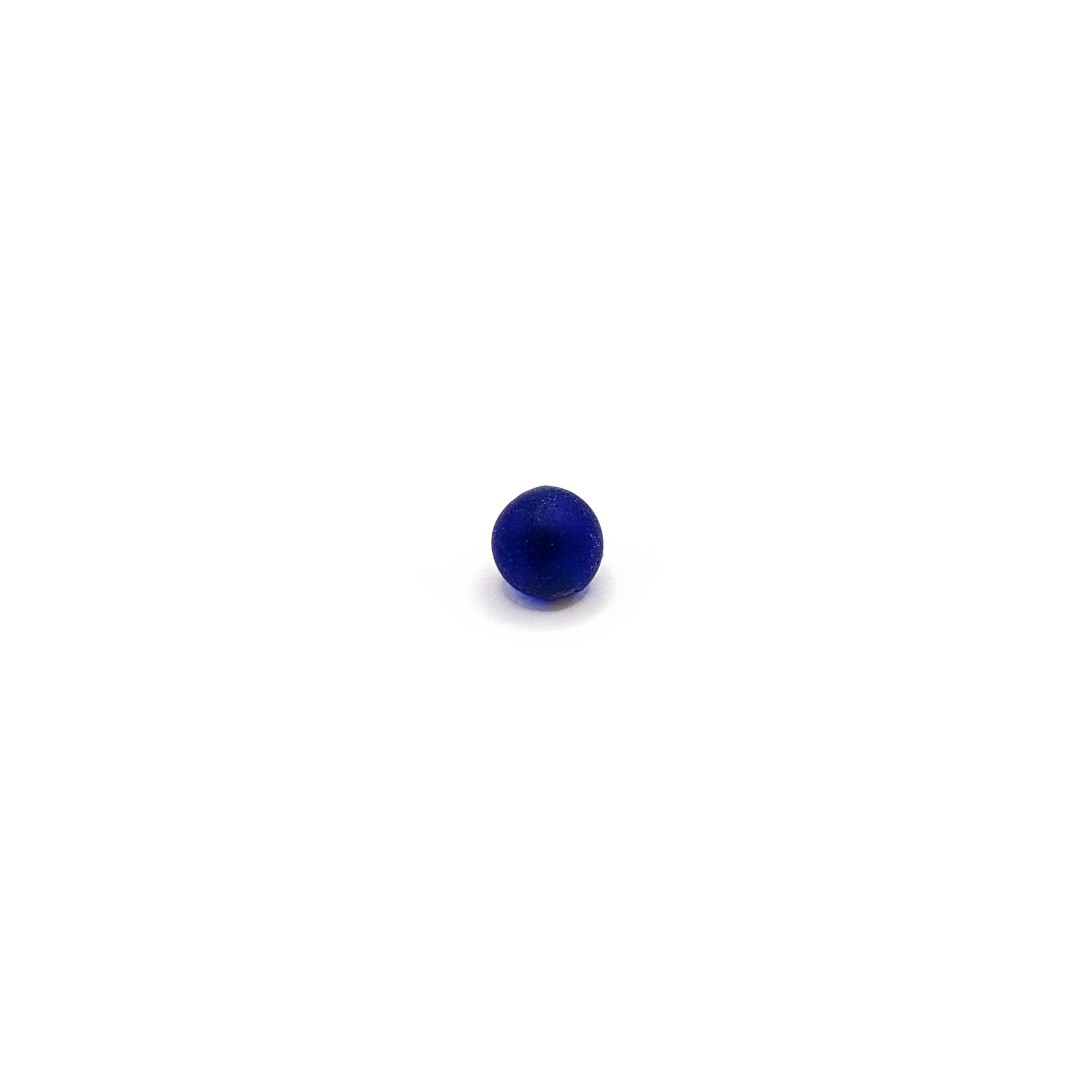Blue 4mm Matte Bead (100 pieces)