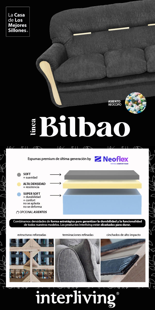 Miniatura: Sofá Bilbao 2 Cuerpos 1.35