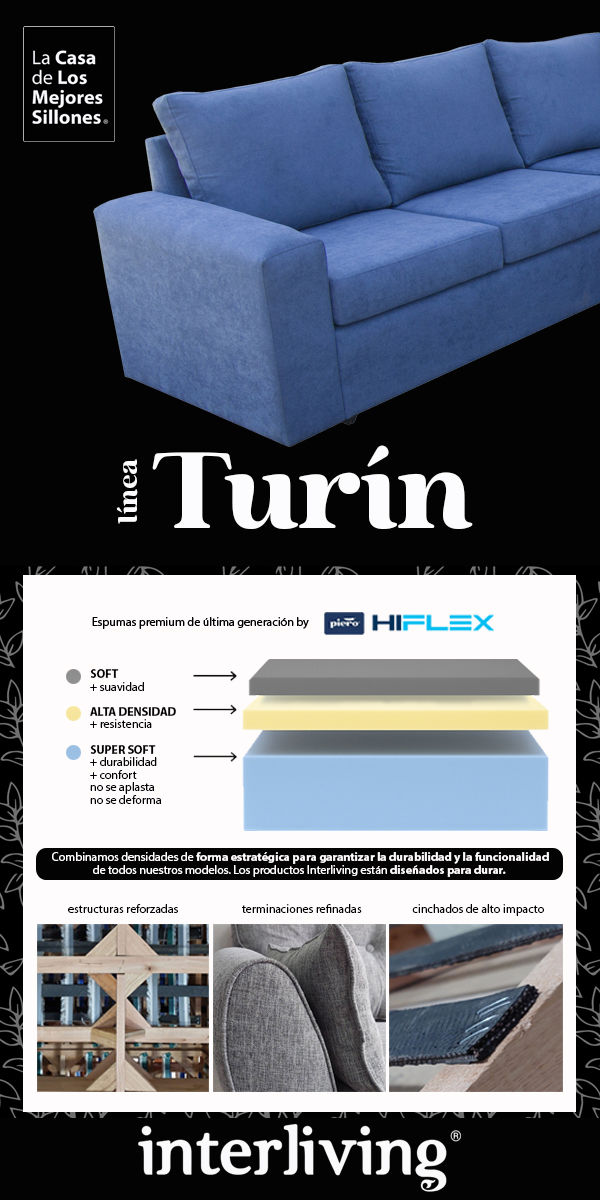 Miniatura: Sofá Turin 2 Cuerpos 1.70