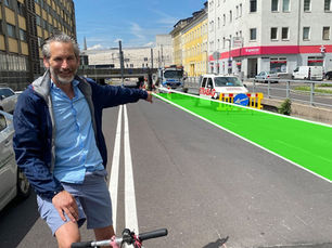 Radweg Wiener Straße: Lückenschluss bitte noch dieses Jahr.