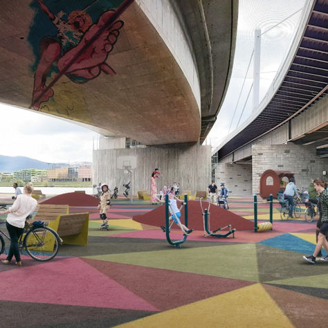 Freizeitarena statt Beton-und Schotterwüste