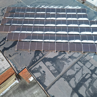 a solar panel installation at the premises of Allen & Orr in Doncaster