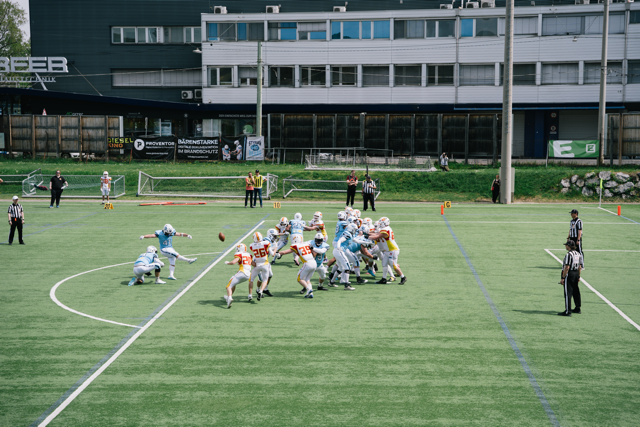 52:0-Heimsieg gegen die St. Pölten Invaders