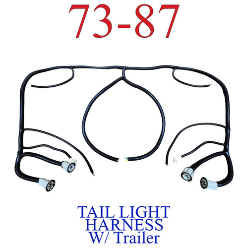 W/ Trailer 7387 Chevy Tail Light Harness Truck