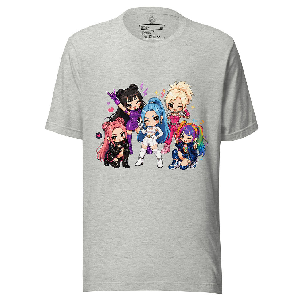 Thumbnail: Unisex t-shirt grupo Éthos chibi