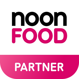 Noon Food logo - a trusted food delivery service. Enjoy Kabab Fakher's authentic Persian meals delivered fresh and warm to your doorstep via Noon Food.