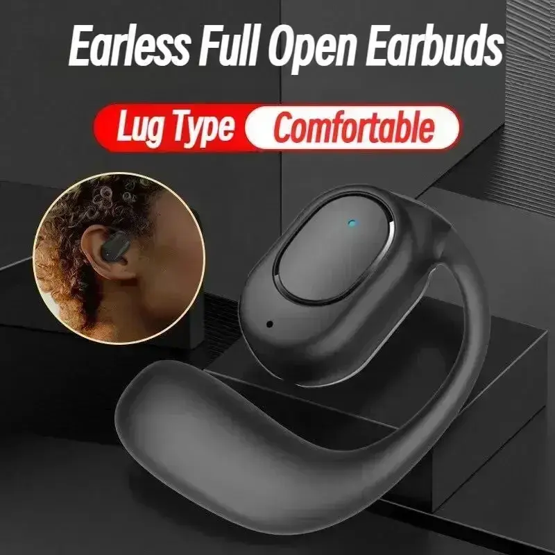 Thumbnail: KY2 Single Wireless Earphones Air Conduction OWS Headphone HiFi Ear-Hook Music S