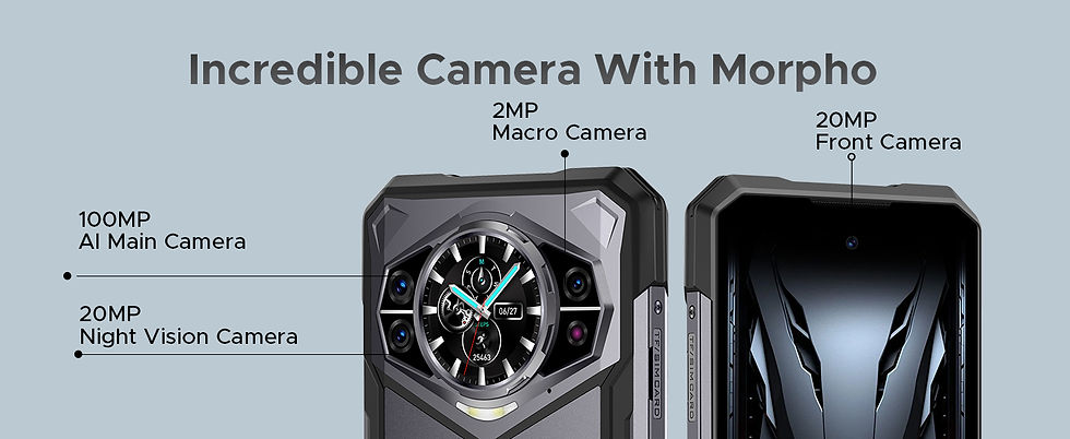 Thumbnail: DOOGEE S200 5G Rugged Phone 1.32" Rear Display 12GB 256GB 6.72" 120Hz 100MP AI M