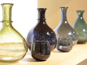 【杉江智-クリスタルガラスの器-展】より酒器酒杯