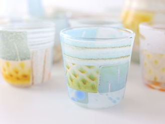 【 吉村桂子 展 -暮れゆく- 】より、ツギハギ グラス